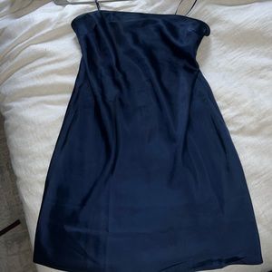 Urban Outfitters Satin Strapless Mini Dress